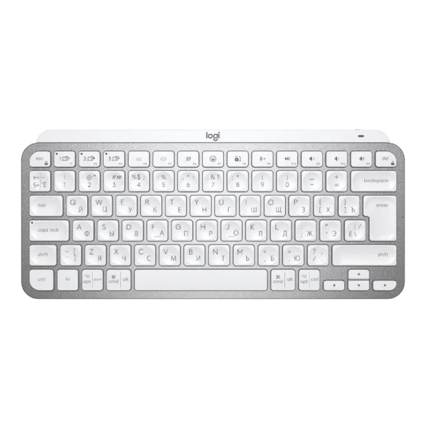 Клавиатура Logitech MX Keys Mini (светло-серый)